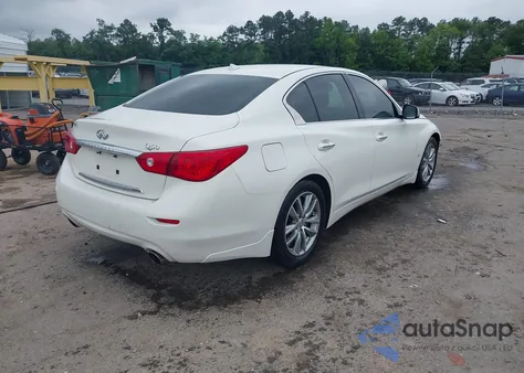 2014 Infiniti Q50 Premium z USA, uszkodzony, nr VIN JN1BV7AP1EM670108